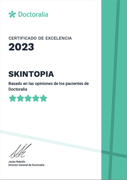 SKINTOPIA certification 2