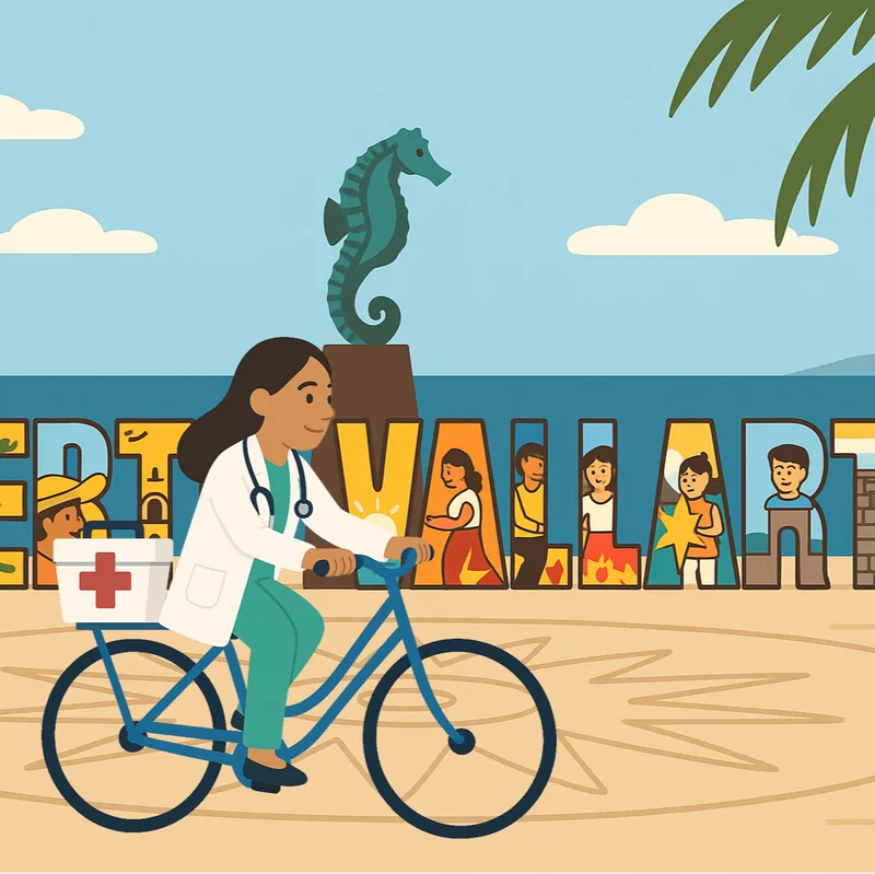 Illustration of Puerto Vallarta