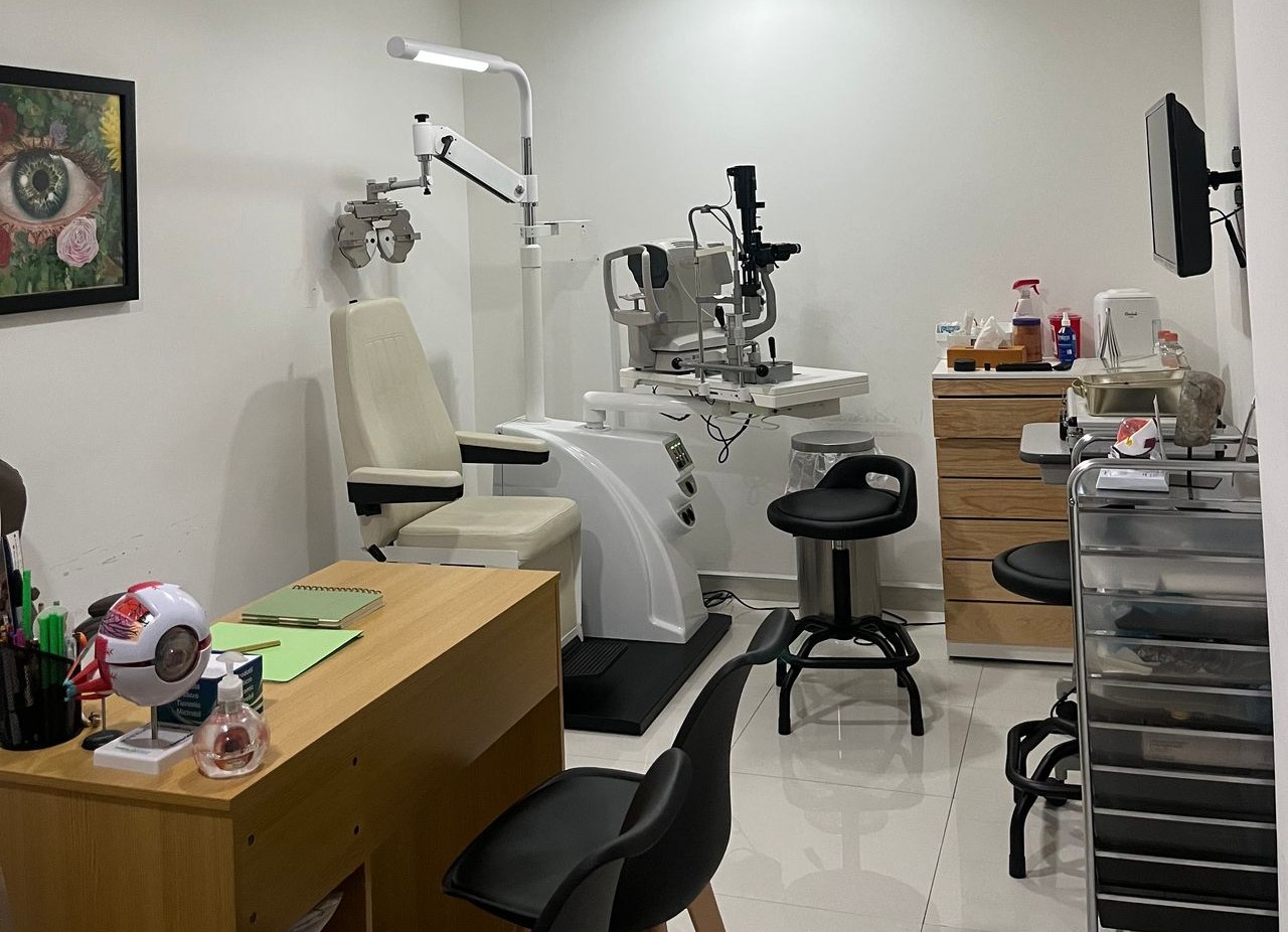 Interior view of Cristina Tolosa Tort's medical clinic