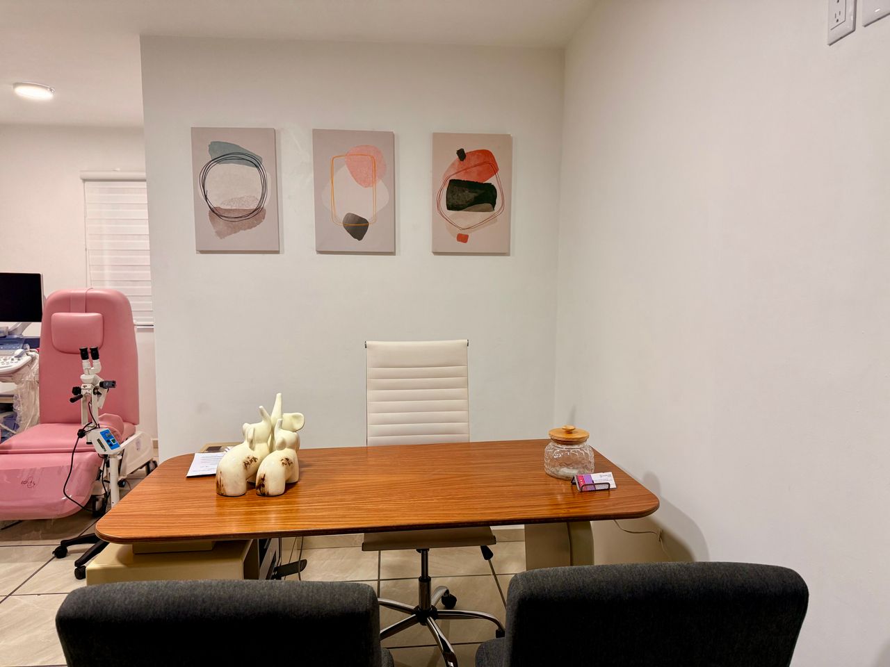 Interior view of Samantha García Bahena's medical clinic