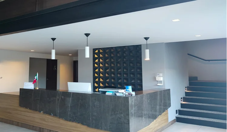 Interior view of Fernanda Sánchez García's medical clinic