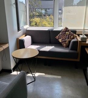 Interior view of María Isabel Pardo's medical clinic