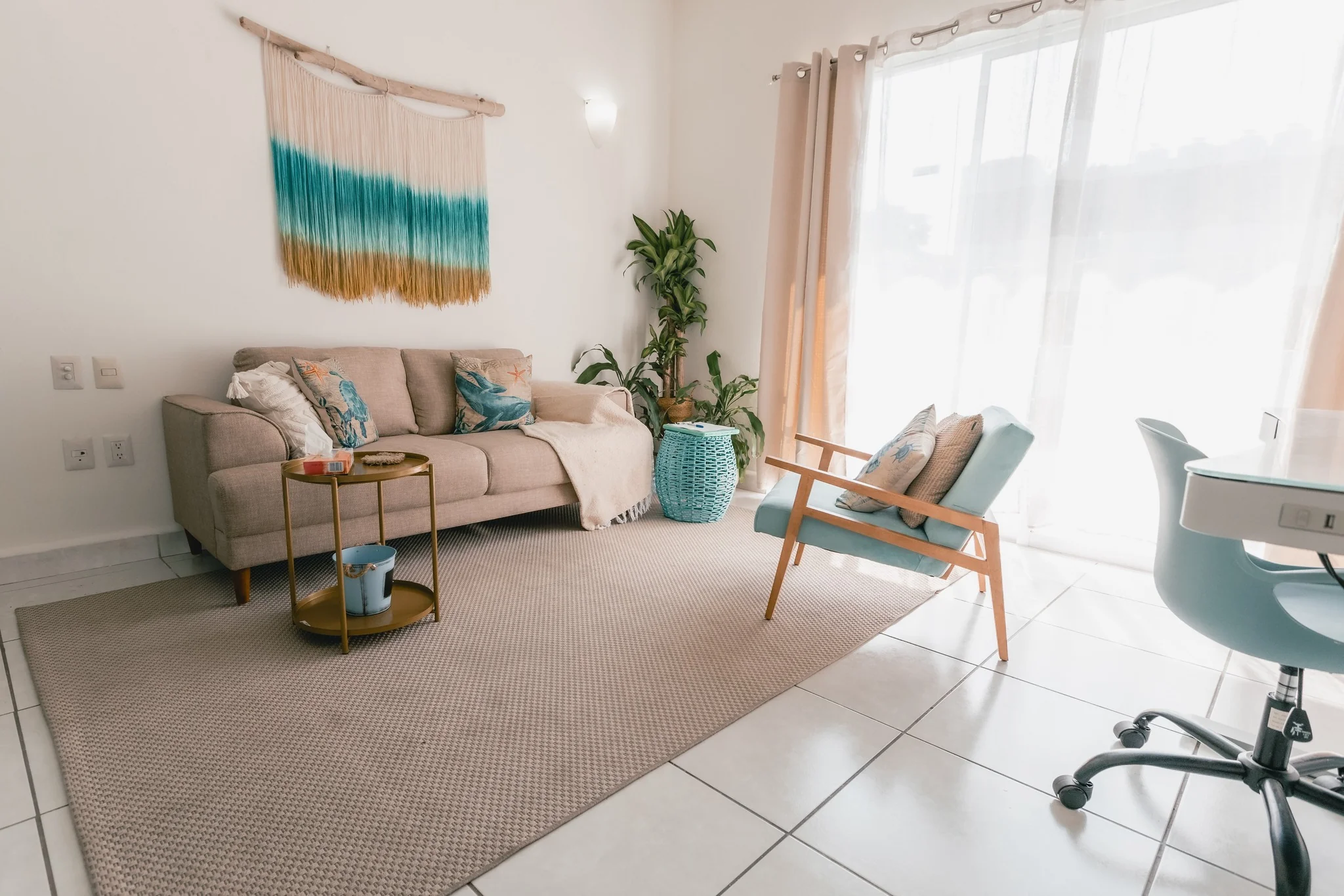 Interior view of Lorena Bacerra's medical clinic