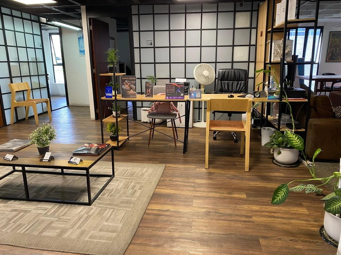 Interior view of Paulina González's medical clinic