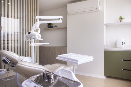 Interior view of Ángela María Guevara Arredondo's medical clinic