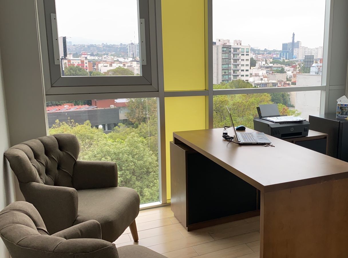 Interior view of Andrea Del Villar Trujillo's medical clinic