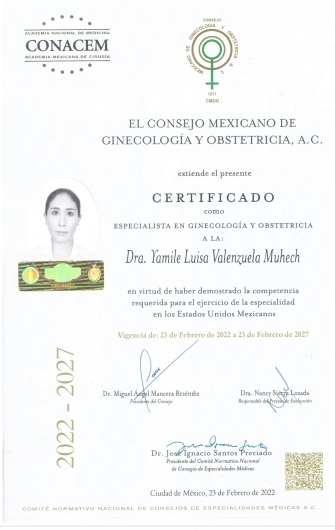 Doctor's credential certificate 1