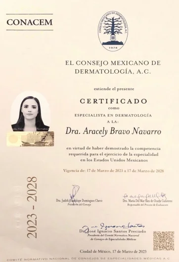 Doctor's credential certificate 1