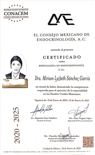 Doctor's credential certificate 1
