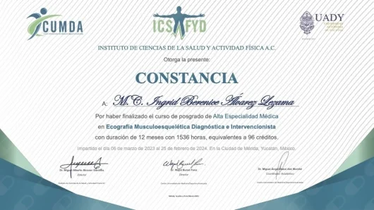 Doctor's credential certificate 2