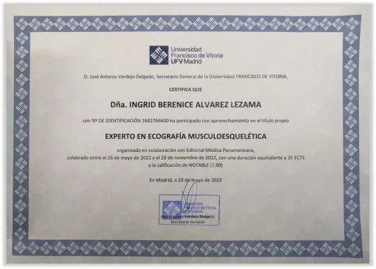 Doctor's credential certificate 3