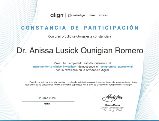 Doctor's credential certificate 1