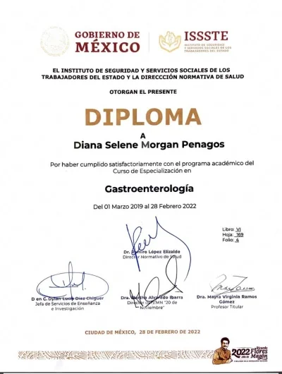 Doctor's credential certificate 3