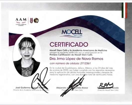 Doctor's credential certificate 2