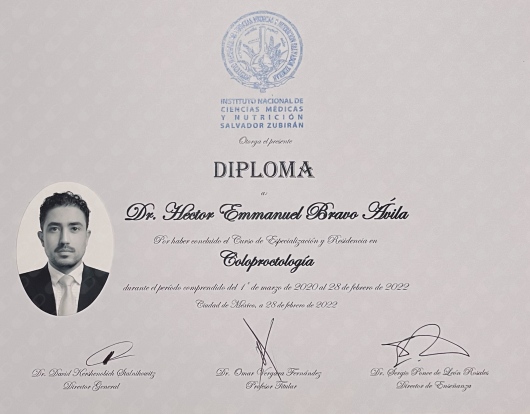 Doctor's credential certificate 3