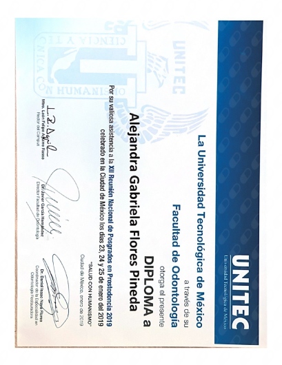 Doctor's credential certificate 1