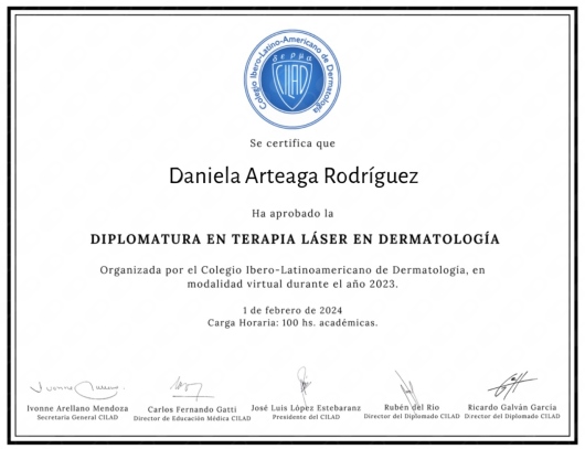 Doctor's credential certificate 1