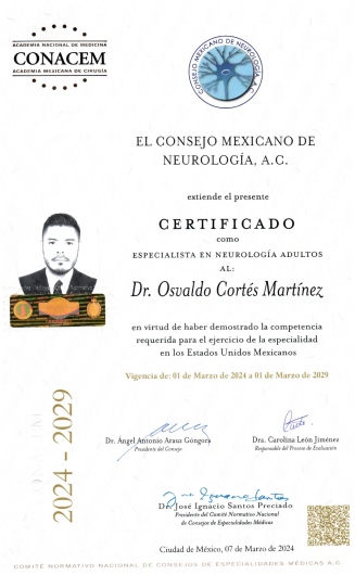 Doctor's credential certificate 1