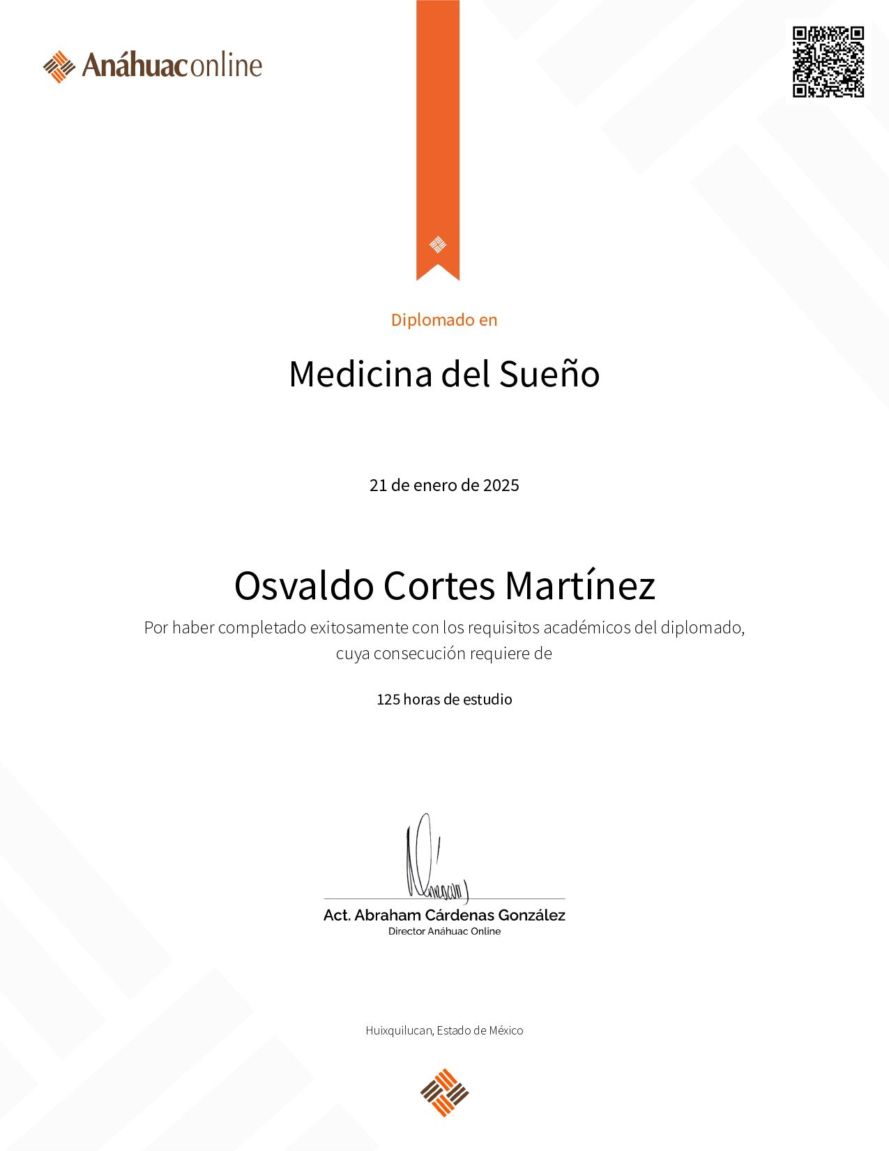 Doctor's credential certificate 3