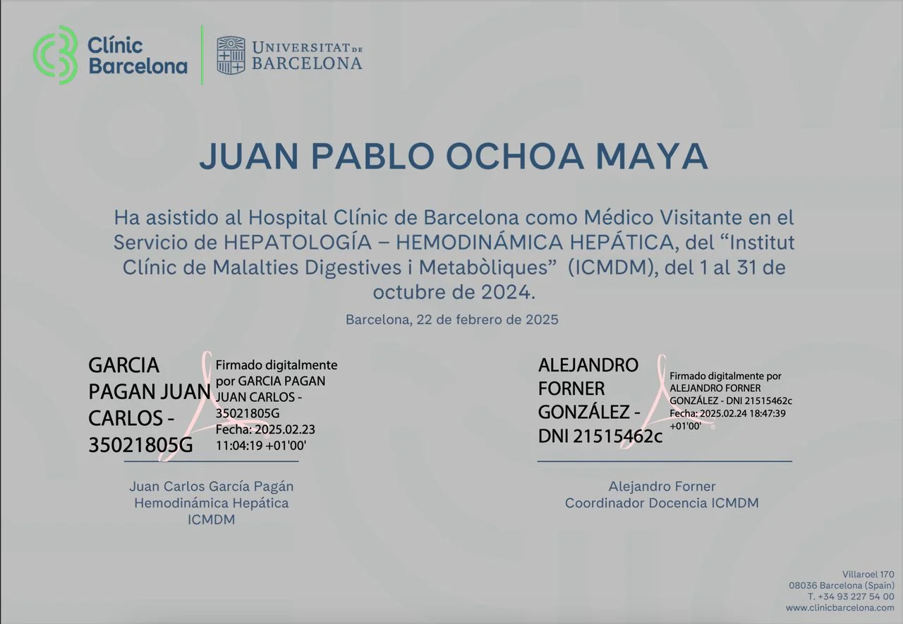 Doctor's credential certificate 1