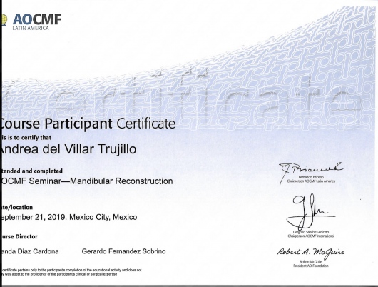 Doctor's credential certificate 4