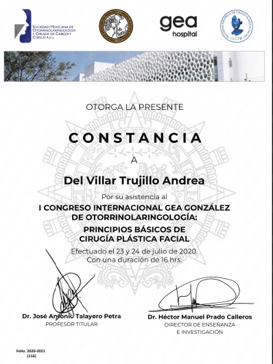 Doctor's credential certificate 7