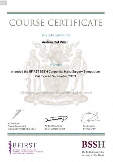 Doctor's credential certificate 8