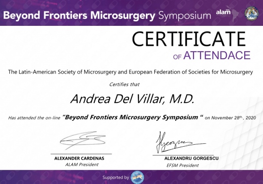 Doctor's credential certificate 13