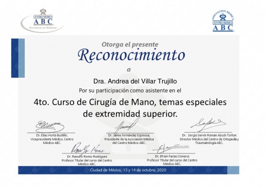 Doctor's credential certificate 14