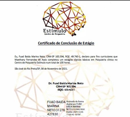 Doctor's credential certificate 7