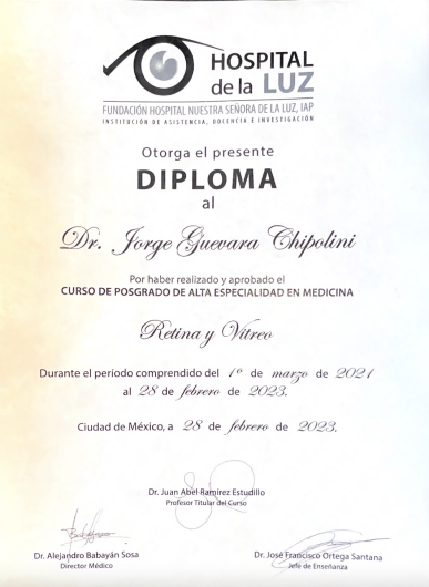 Doctor's credential certificate 3