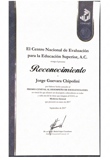 Doctor's credential certificate 5