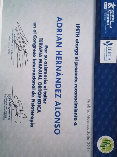 Doctor's credential certificate 2