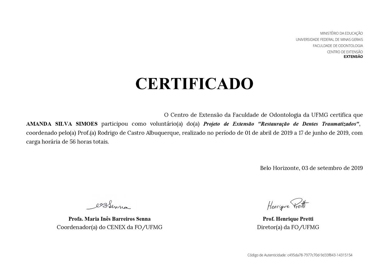 Doctor's credential certificate 2