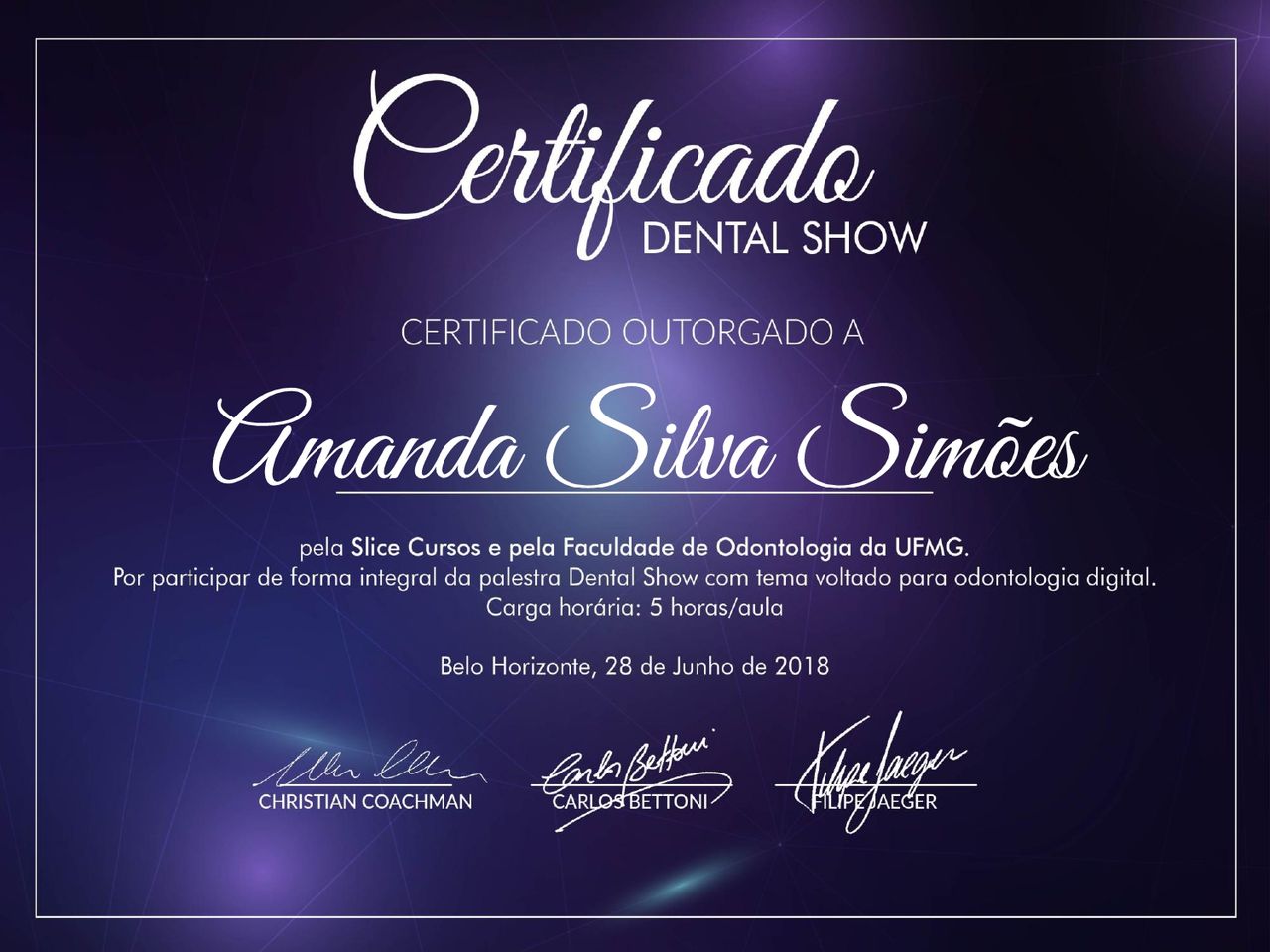 Doctor's credential certificate 7