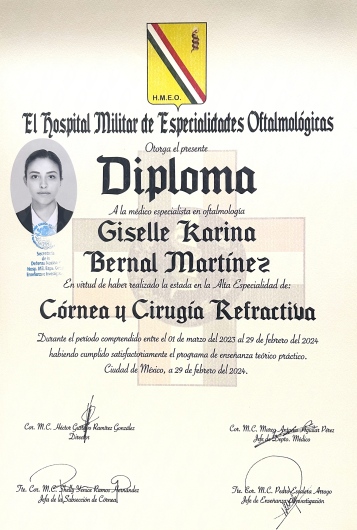 Doctor's credential certificate 1