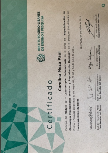 Doctor's credential certificate 6
