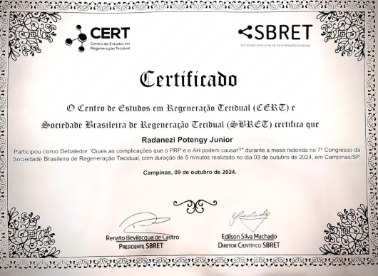 Doctor's credential certificate 1