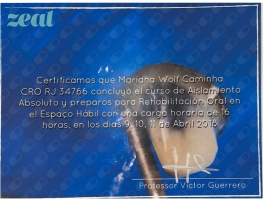 Doctor's credential certificate 5