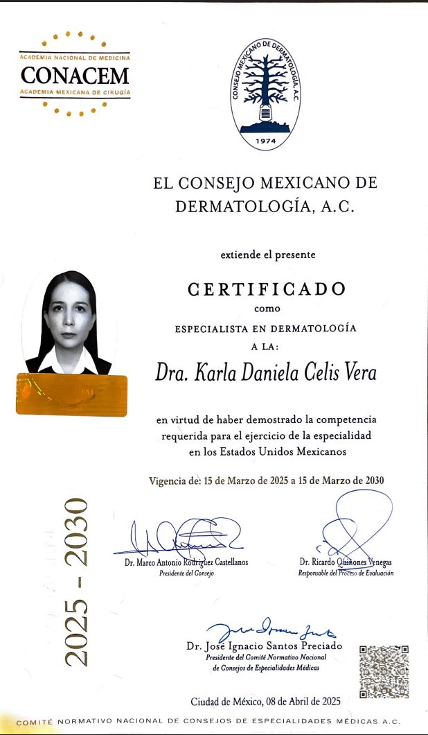 Doctor's credential certificate 1