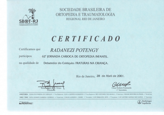 Doctor's credential certificate 10