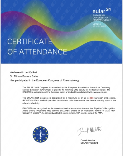 Doctor's credential certificate 1