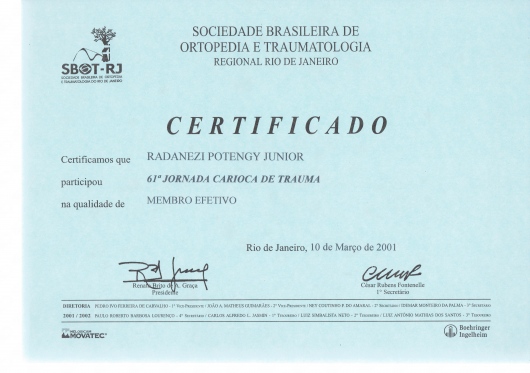 Doctor's credential certificate 11