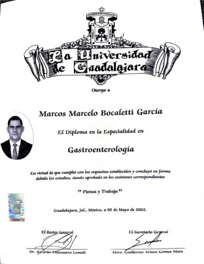 Doctor's credential certificate 5