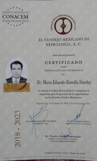 Doctor's credential certificate 2