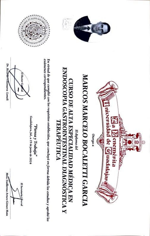 Doctor's credential certificate 7