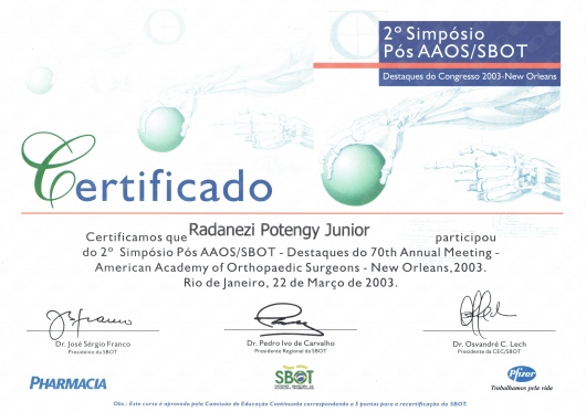 Doctor's credential certificate 16