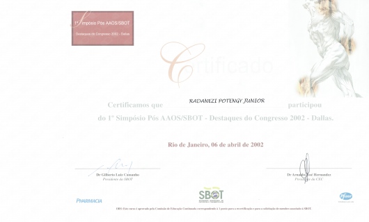 Doctor's credential certificate 17