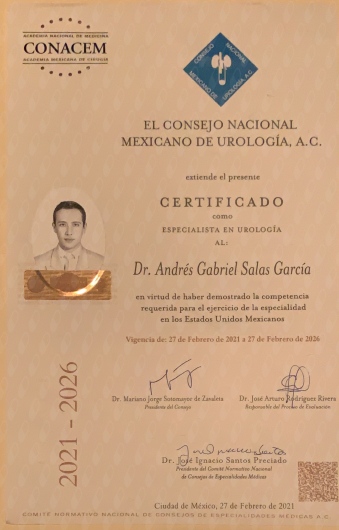 Doctor's credential certificate 3