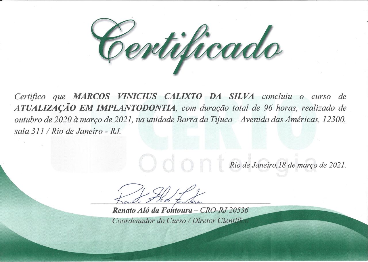 Doctor's credential certificate 7